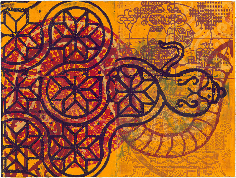 Dharma Wheel Turns, Print on Paper