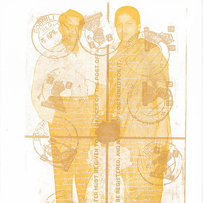 Ama and Papa, Print on Paper